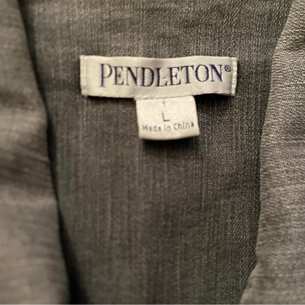 Women’s Pendleton Gray Denim Button Up Jacket Siz… - image 3